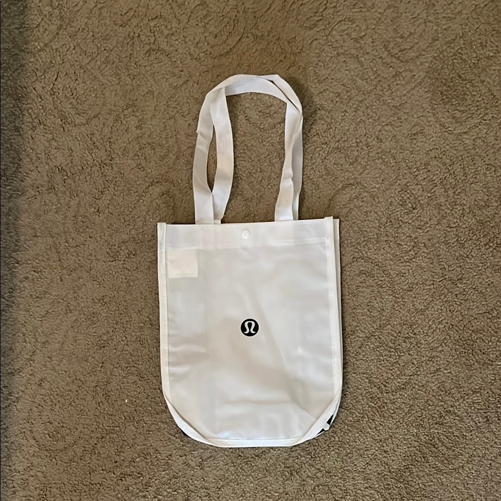 Lululemon White Tote Bag